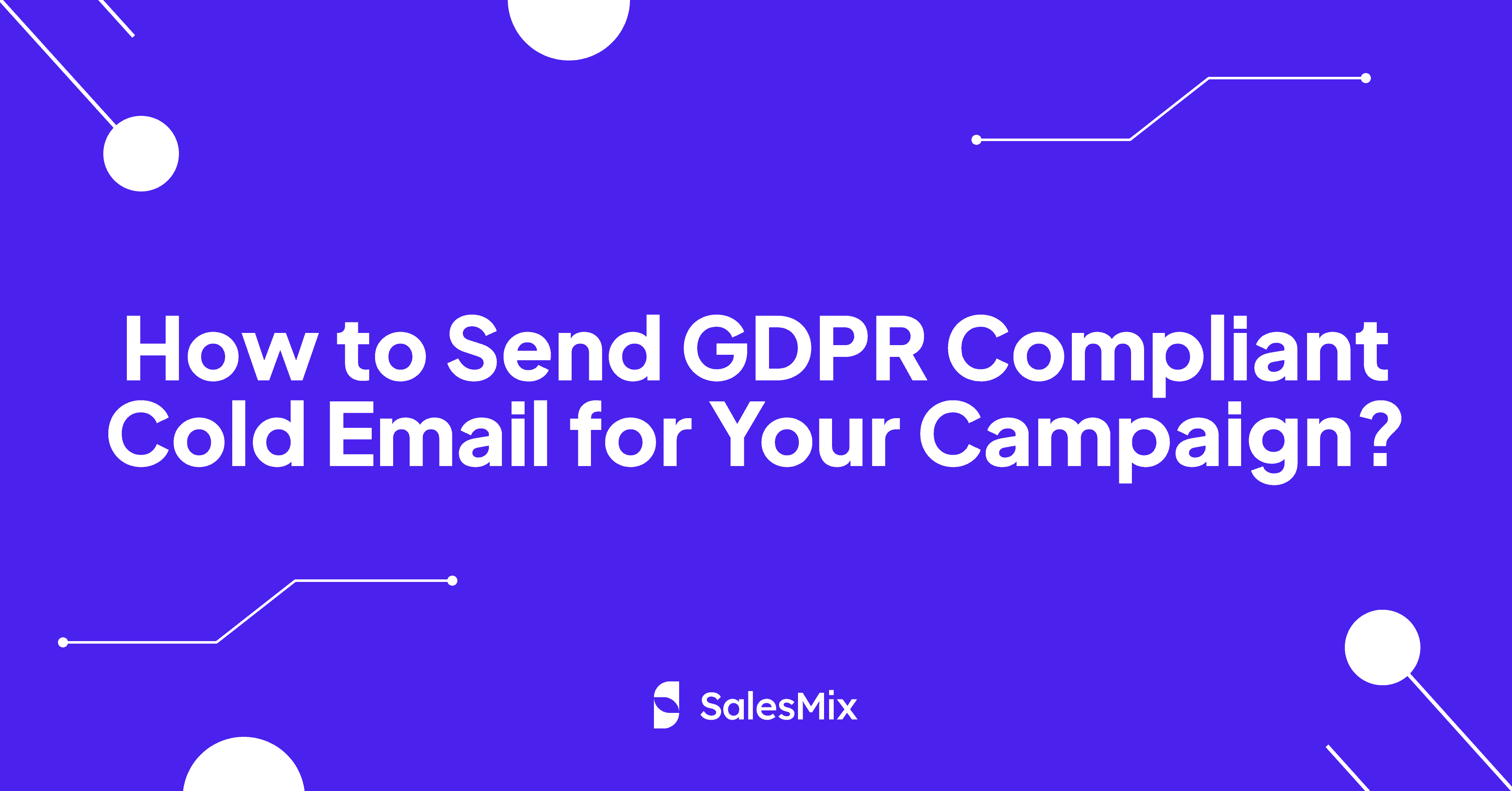 GDPR Compliant Cold Email