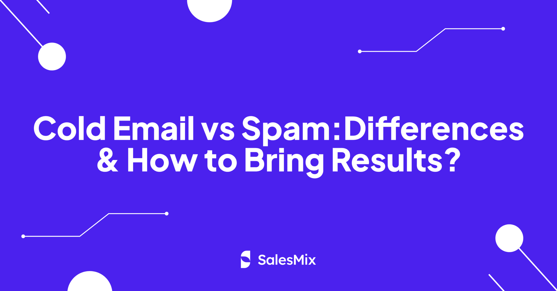 Cold email vs spam