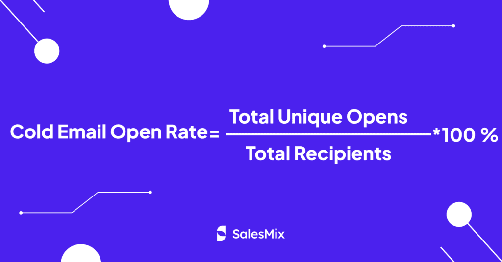 Cold Email Open Rate Formula