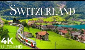Switzerland 4K Winter to Spring - Nature Relaxation Film - Meditation Relaxing Music